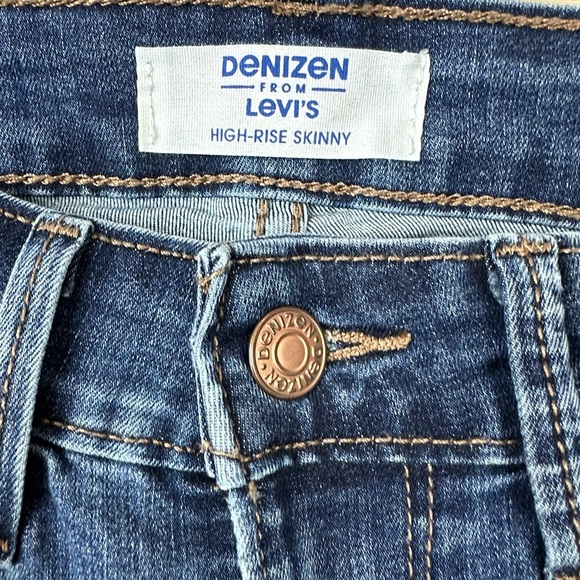 Denizen From Levis High Rise Skinny Jeans Women Sz W 27 L 30 - Picture 2 of 9